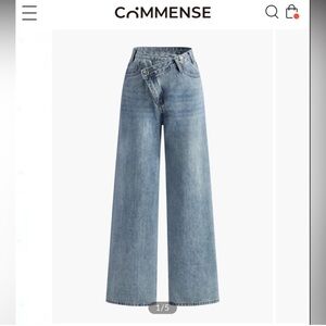 Commense Denim Blue Flare Jeans